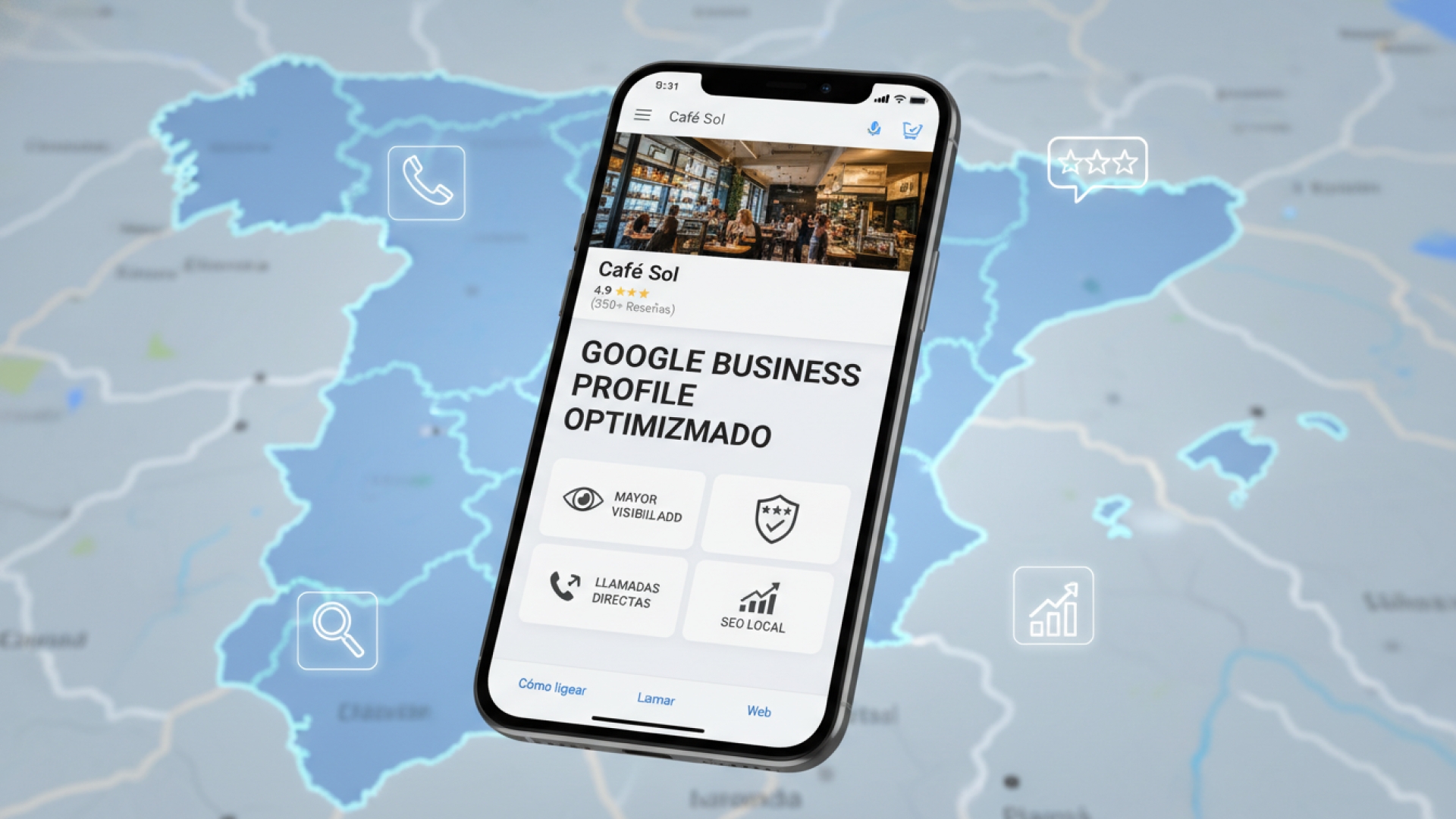 tu negocio visible adaki google business profile